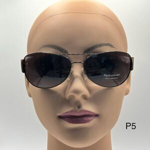 NEW Men's Y2K Ralph Lauren Double Bar Sunglasses Polo 3049 Brown & Orange 64/15